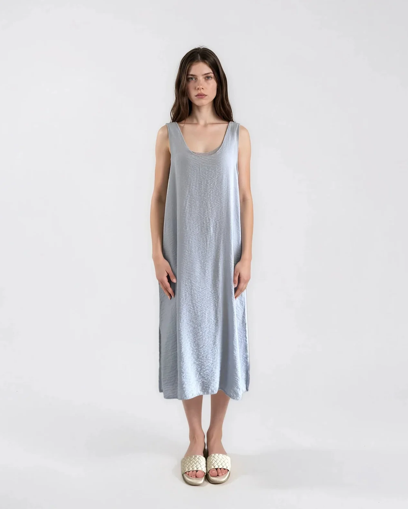 light blue tank dress FP Movement Women's Hot Shot Mini Dress, Large, Riviera Blue